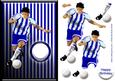 Footballer Quick Card - Blue