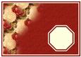 Vintage Red Rose Insert