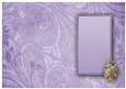 Basket of Purple Flowers Insert