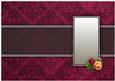 Lady with Pink Rose Insert