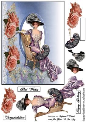 Vintage Female Step by Steps
