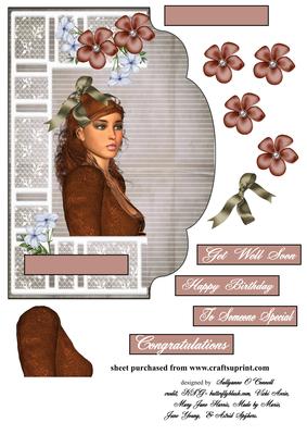 Female Birthday Card or Special Occasion