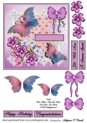 Female Birthday Card or Special Occasion