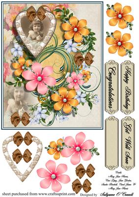 Female Birthday Card or Special Occasion