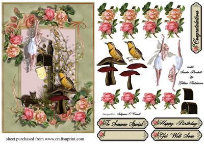 Female Card with Letterbox and More