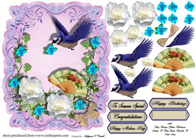 Female Birthday Card or Special Occasion