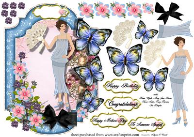 Female Birthday Card or Special Occasion