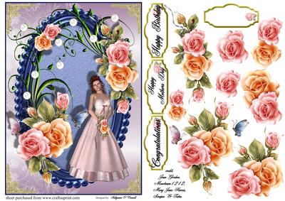 Female Birthday Card or Special Occasion