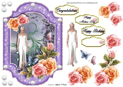 Female Birthday Card or Special Occasion