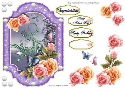 Female Birthday Card or Special Occasion