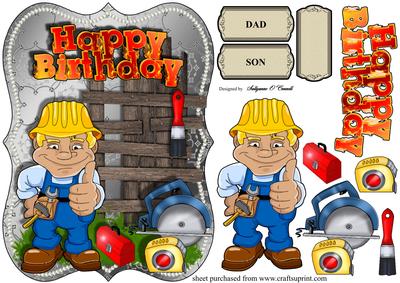 Male Birthday Card