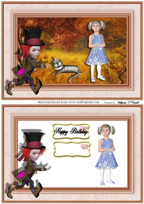 Mad Hatter with Alice