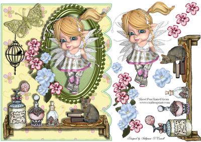 Little Girl Card