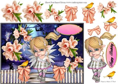 Little Girl Card