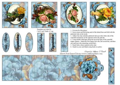 Waterfall Card Great for Any Female Occasion