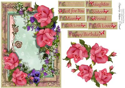 Female Birthday Card or Special Occasion