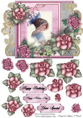 Female Birthday Card or Special Occasion