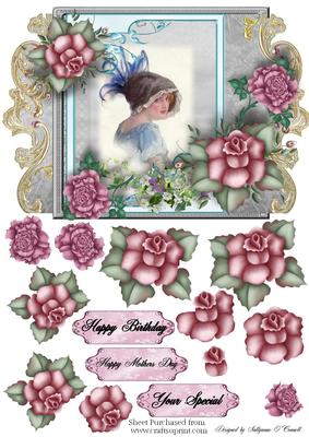 Female Birthday Card or Special Occasion