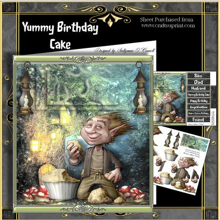 Yummy Birthday Cake Mini Kit