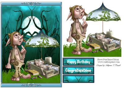 Little Brownie's Birthday Card