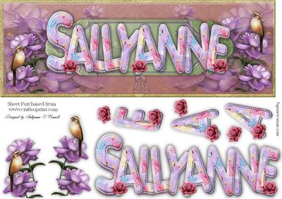 Large Dl Name Card Sallyanne