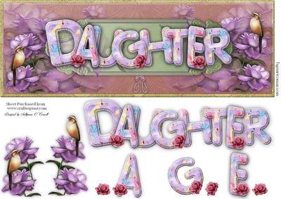 Large Dl Name Card Daughter