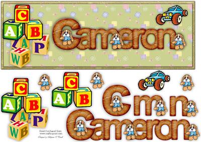 Large Dl Name Card Cameron