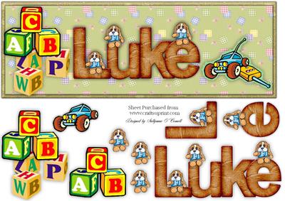 Large Dl Name Card Luke
