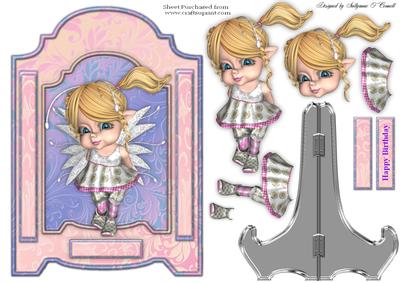 Little Girl Topper with Stand