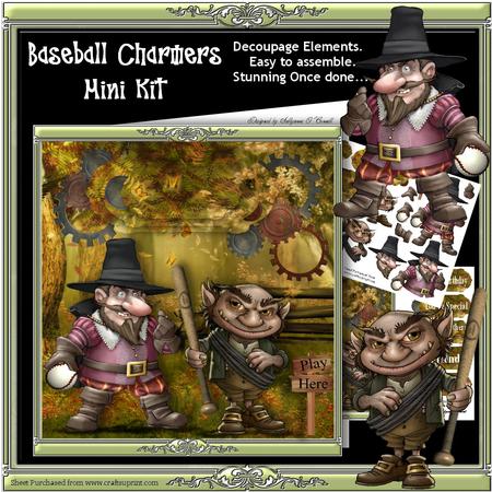 Baseball Charmers Male Mini Kit