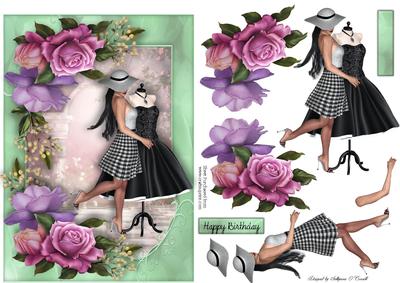 New Dress Any Occasion Female Card