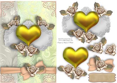 Any Occasion Female Heart Card