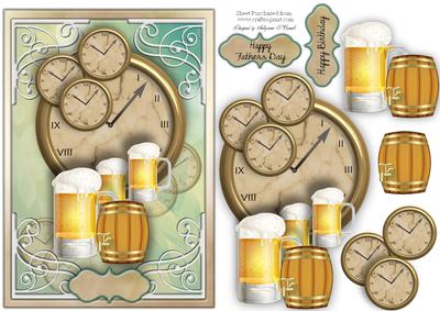 Beer O'clock Male Card