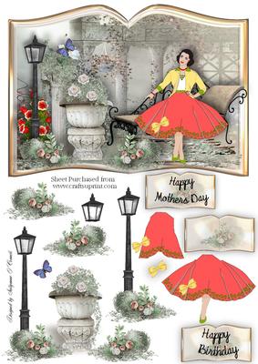 Relax Female Birthday Card or Other Occasion