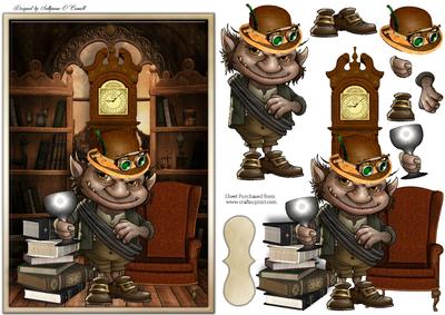 Book Time Male Card