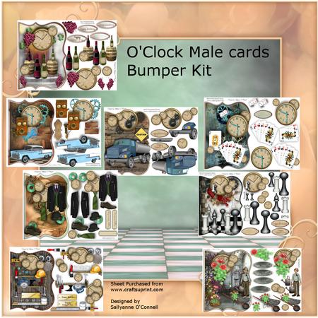 O'clock Male Cards Bumper Kit