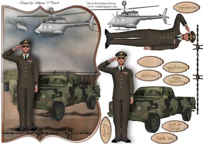 Lest We Forget Male Card