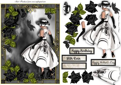 Sweet February Female Card