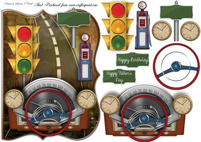 Driving Time Male Card
