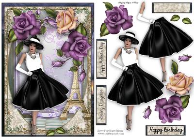 From Paris with Love Female Card