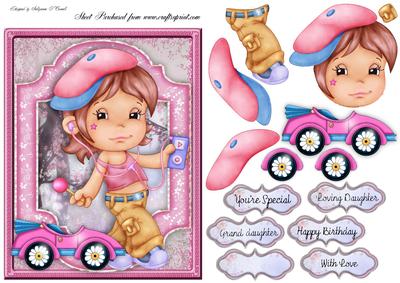 Little Sassy Girls Card