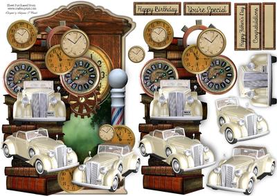 Cars O'clock Male Card