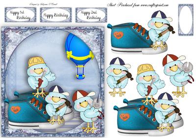 Little Sneaker Toddler Card
