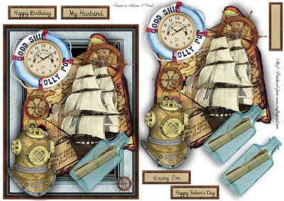 Smooth Sailing Male Card