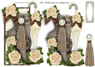 Victorian Boot with Tassel