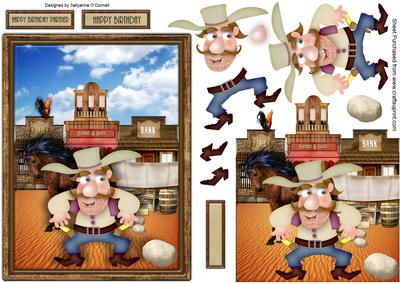 Wild ,wild, West Male Card
