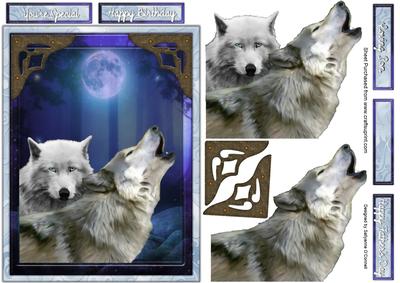 Wolves Male Card