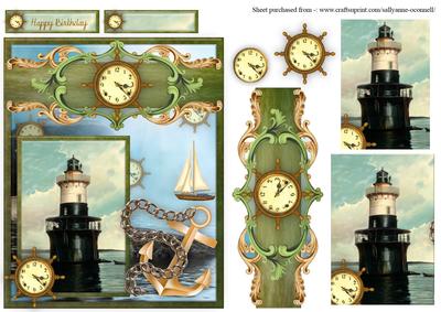 Light House Male Card