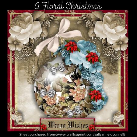 A Floral Christmas Mini Kit