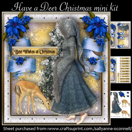 Have Deer Christmas Mini Kit